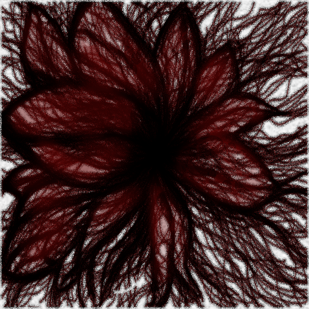 image of a red flower thing i drew